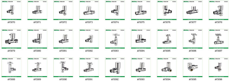 Brass Angle Raditaor Valve (AV3058)