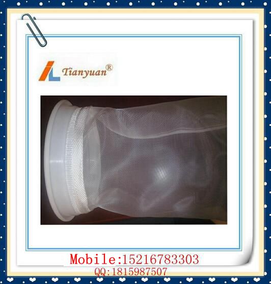 Nylon Mesh Filter Bag with Drawstring / Stainless Steel / Plastic