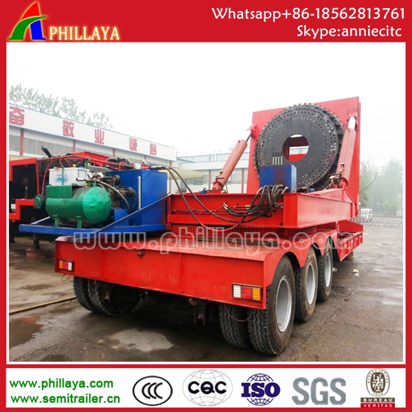 360 Rotatable Wind Blade Equipment Transport Vehicle Semi Trailers