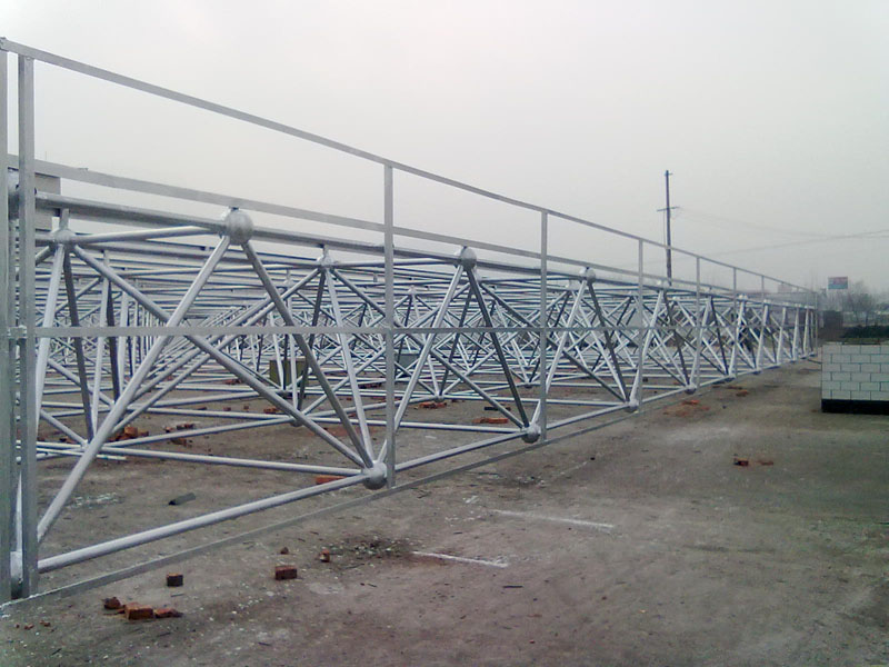 Steel Construction Space Frame Steel Prefab Toll Station