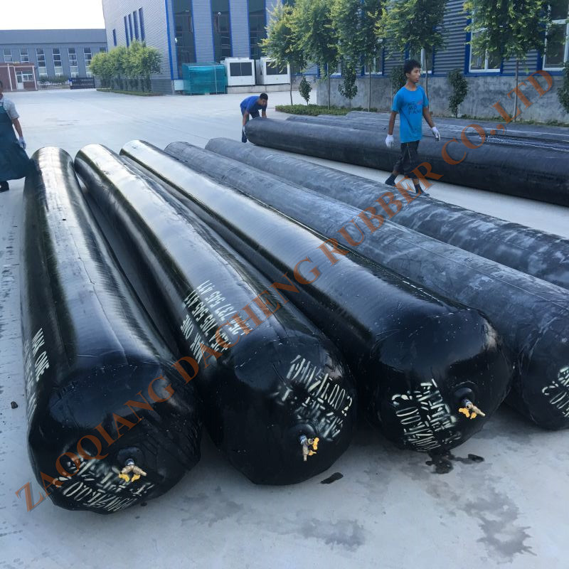 900X15mm Rubber Culvert Balloon/Inflatable Rubber Core Mold Exported to South Africa