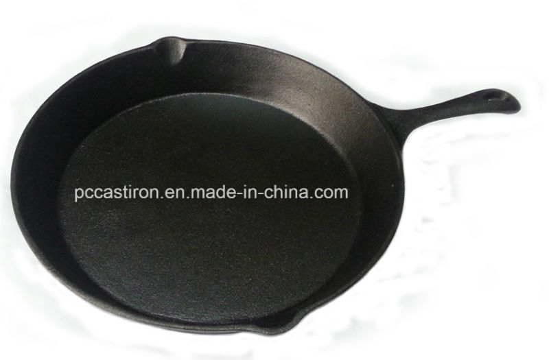Preseasoned Reversable Cast Iron Camping BBQ Grill Pan China