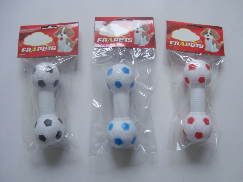 Dog Toy Vinyl Football Dumbbell Pet Products