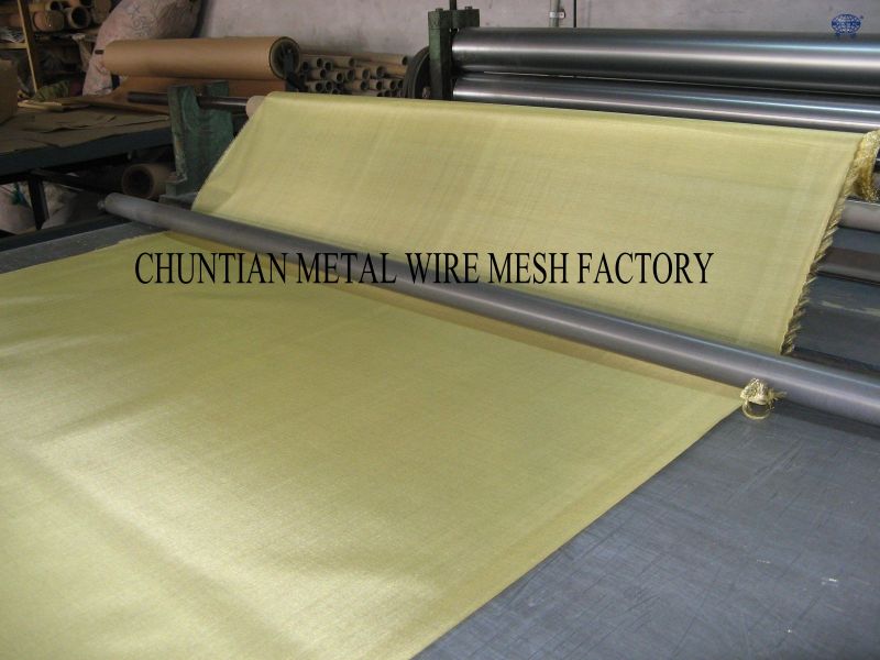 Brass Wire Mesh for Filter in 15 to 250 Mesh