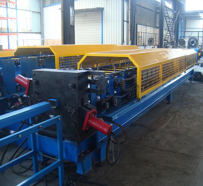 Popular Steel Downpipe Roll Forming Machine Line, High Speed, PLC Control