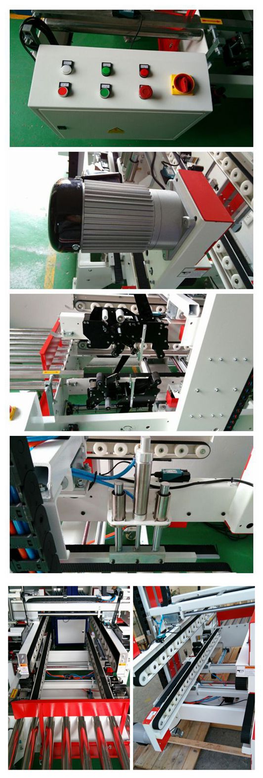 Yupack L Shape Side and Corner Sealing Automatic Box Sealing Machine