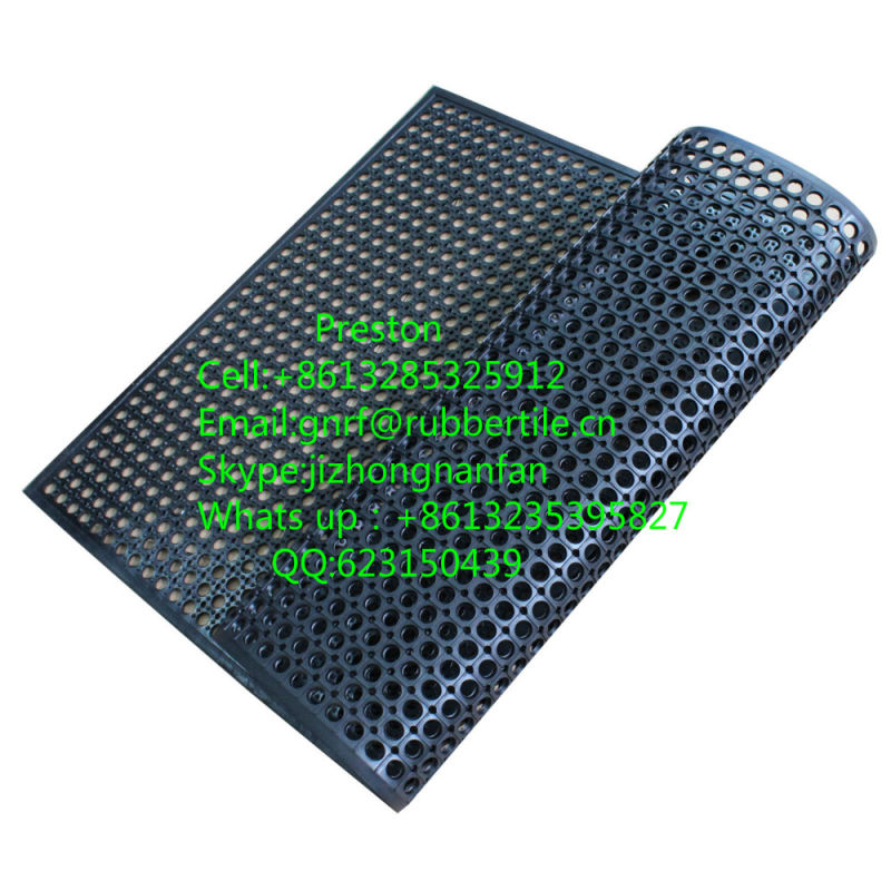 Kitchen Oil Resistant Sink Mat, Rubber Floor Gel Mat