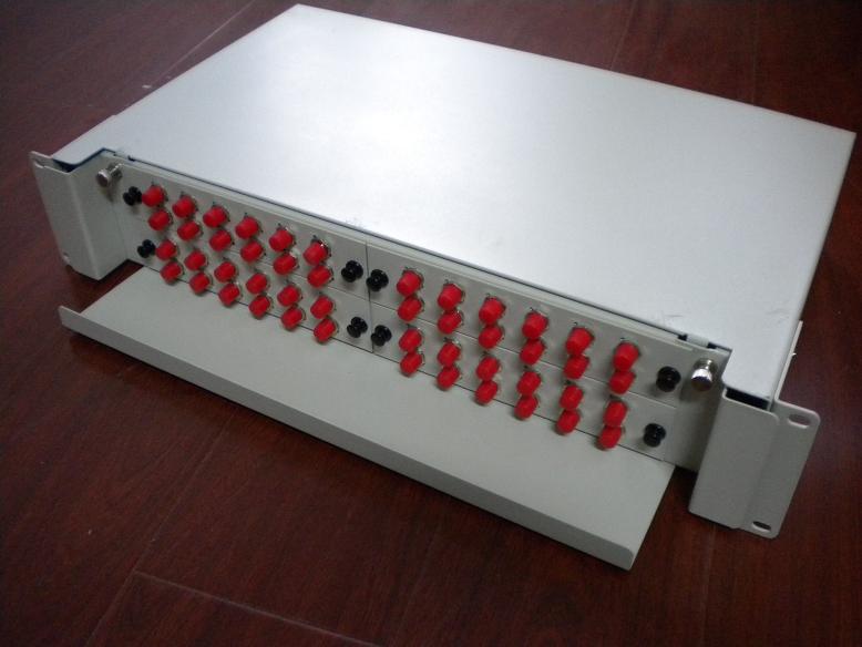 2u Fiber Optic Patch Panel- FC 48 Ports Slidable Rail