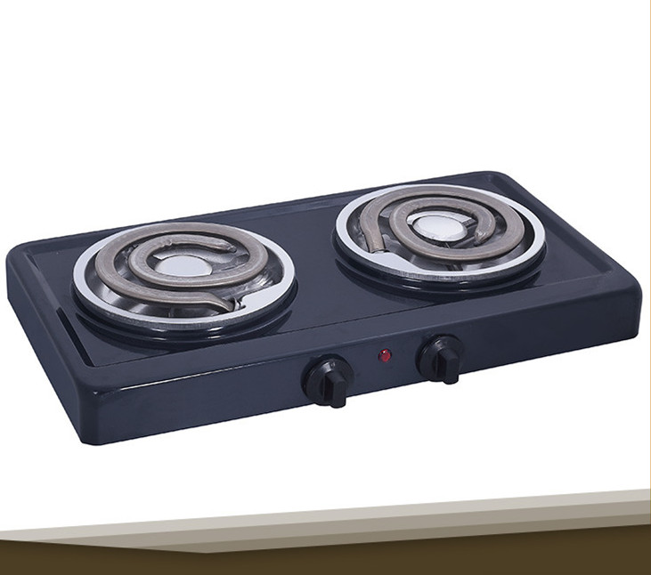 Stainless Steel Portable Double Burner Electric Coil Stove