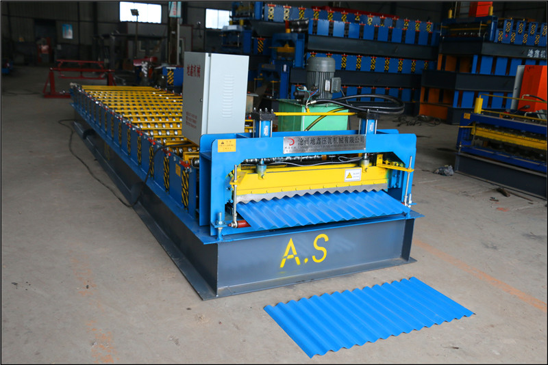 Dixin Galvanized Steel Type Corrugated Iron Roofing Machine