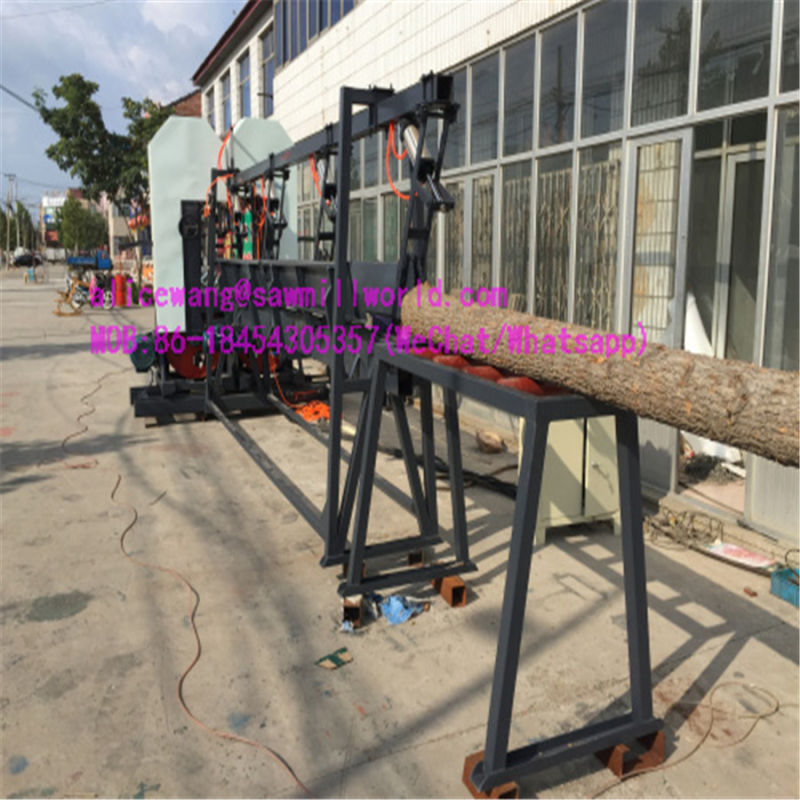 Twin Vertical Band Sawmill Wood Cutting Machine for Slae