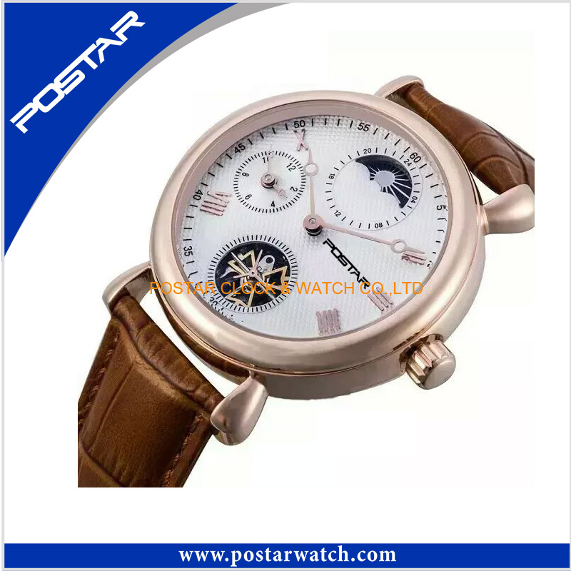 Fashion Quartz Leather Men&Women Waterproof Automatic Watch