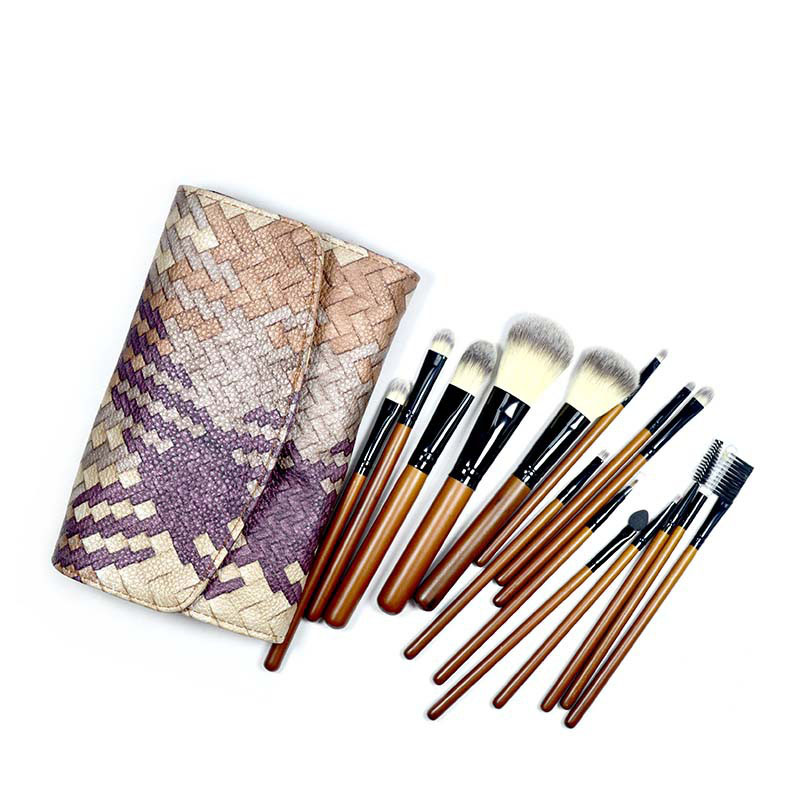 15 Pieces Classical Fashion Style Makeup Brush