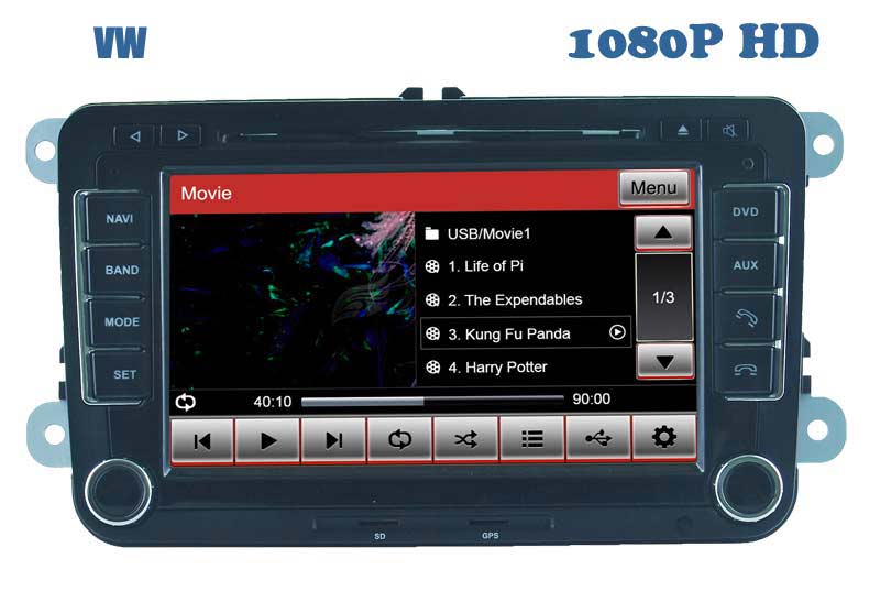 Hualingan GPS Navigation for Volkswagen Beetle/Caddy/Tiguan/Scirocco Car DVD Player