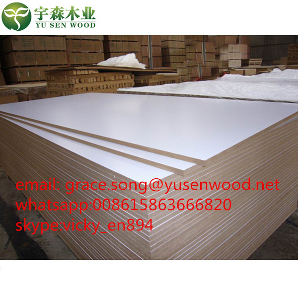 18mm White Melamine MDF Board