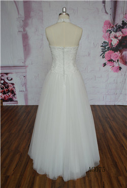 Sweetheart Beading Bridal Gowns Jewelry Sash Sweetheart Wedding Dress AG075