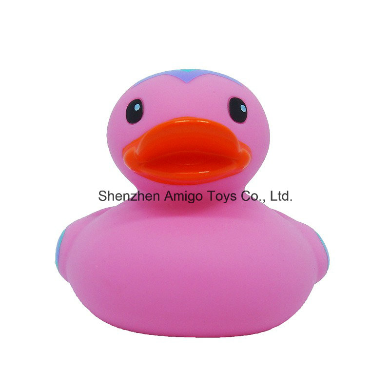 Pink PVC Logo Customized Bath Ducks