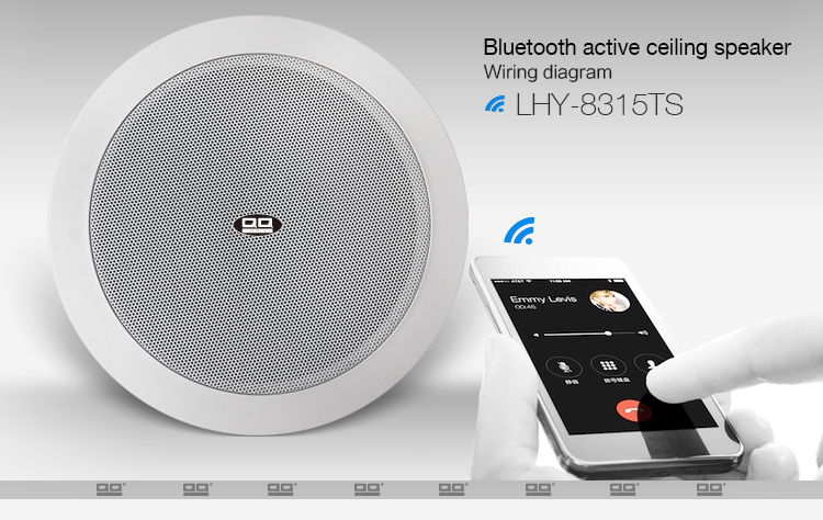 Lhy-8315ts Hot Product Wireless Bluetooth Ceiling Speaker 20W*2