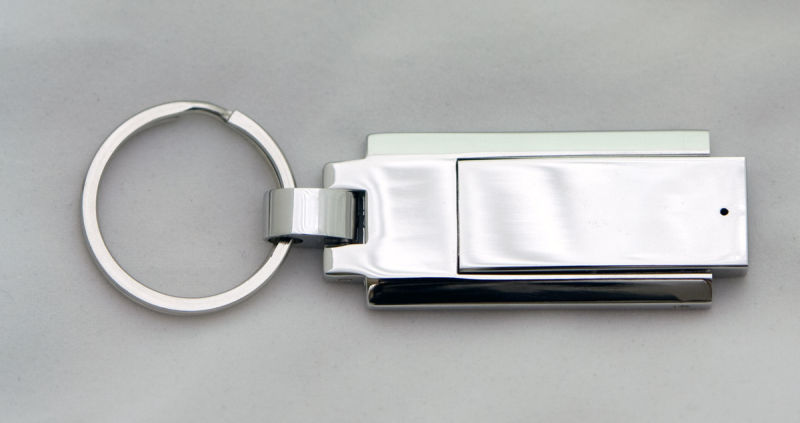 Swivel Metal Keychain USB Flash Drive Disk