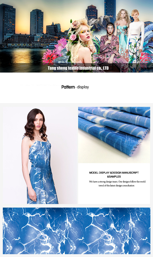 Digital Printing Polyester Fabric for Dress/ Top/ Skirt