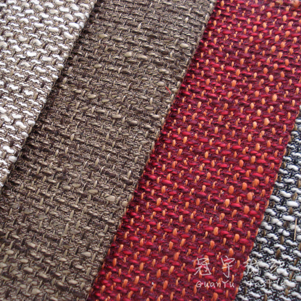 Jacquard Linene Fabric 100% Polyester for Sofa and Chair