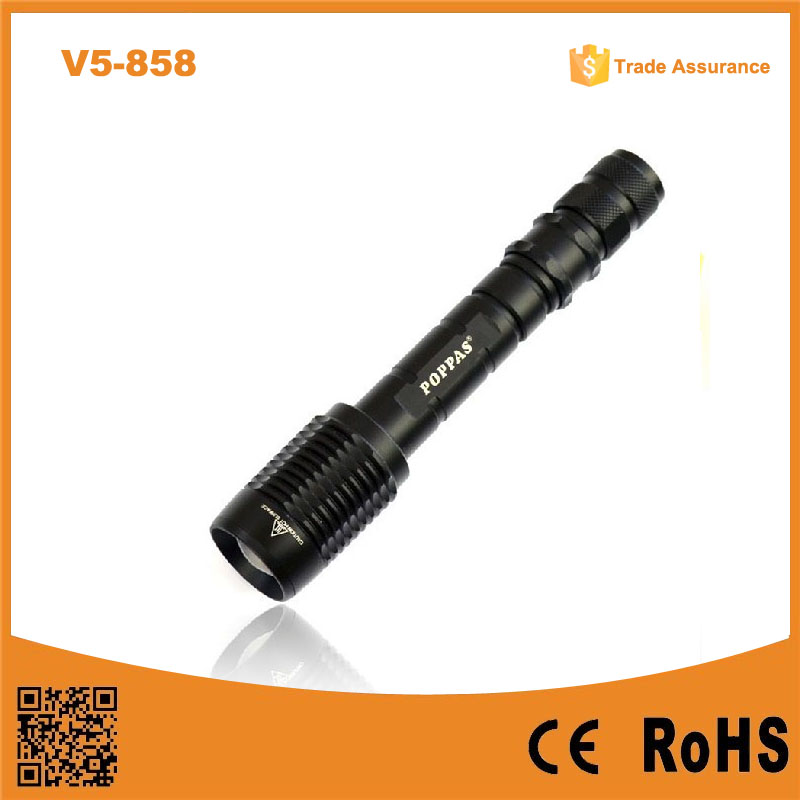 V5-858 Op Quality Customized Promotion Aluminum Tactical Flashlight