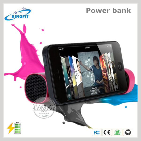 Portable Stereo Bass Speaker with 3000mAh Power Bank