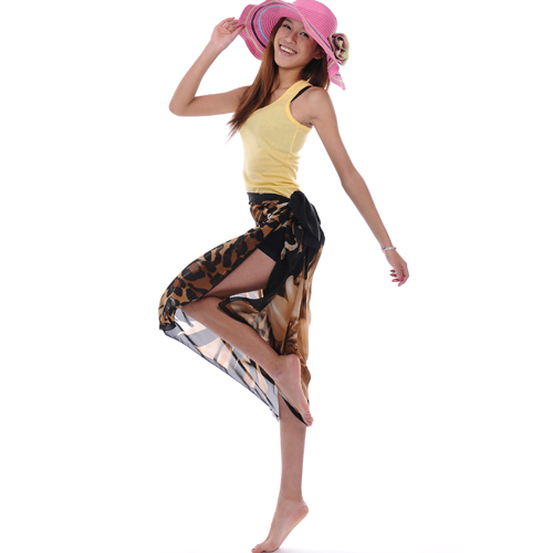 Classical Leopard Pattern Polyester Sarong