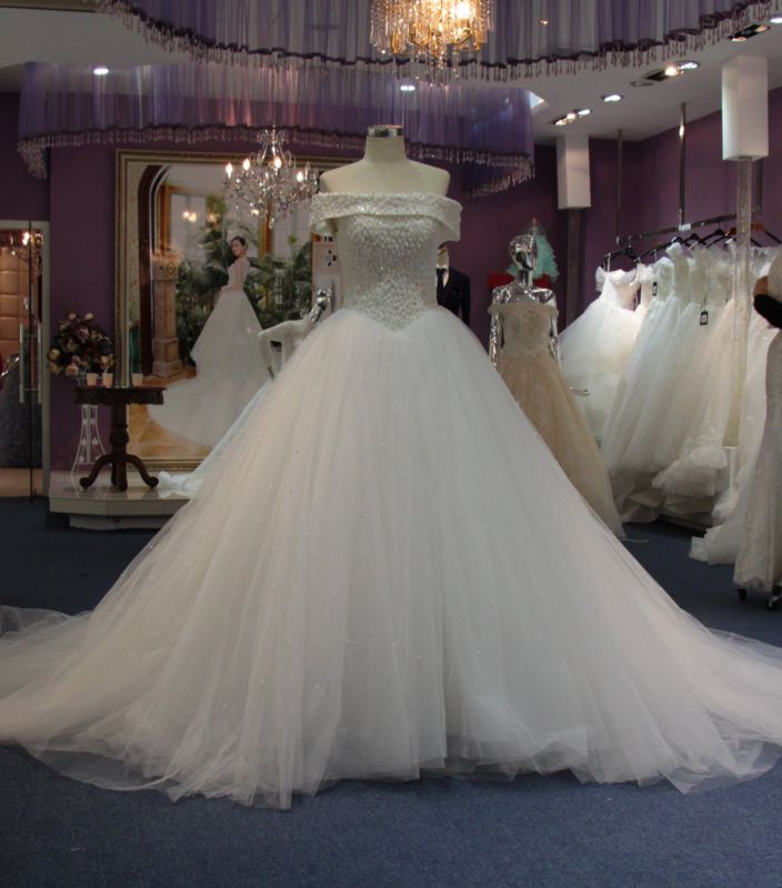 Wedding Dress with Crystal/Rhinestones