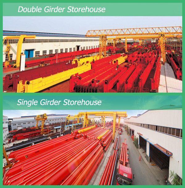 Double Girder Bridge Crane with Carrier Beam