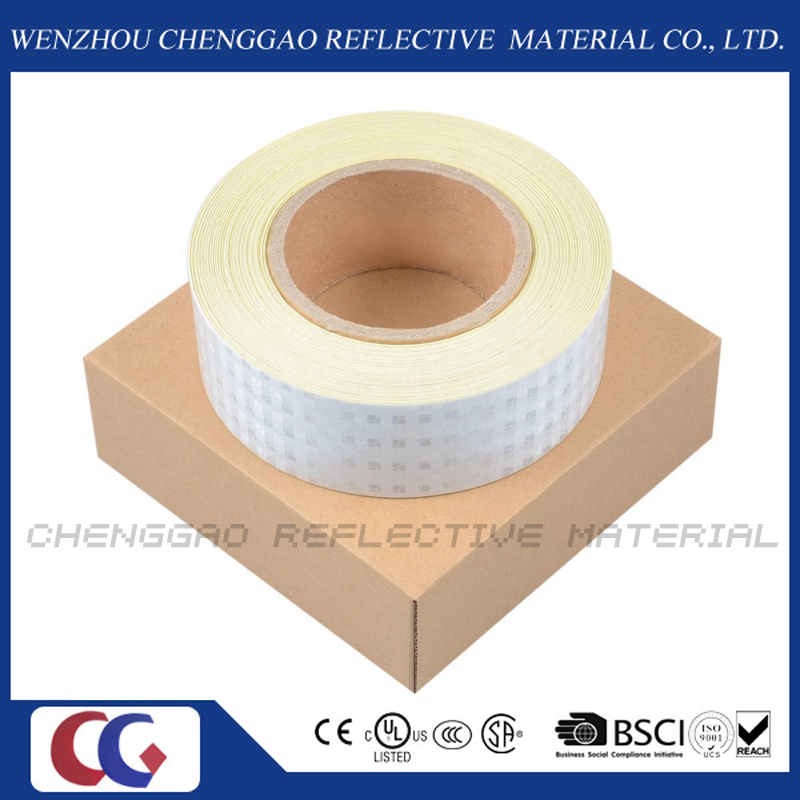 Honeycomb Prismatic Pattern Roll Conspicuity Reflective Safety Tape (C3500-OW)