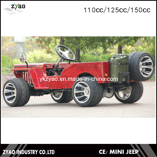 4 Wheeler Farm ATV for Adults Jeep 110cc 125cc or 150cc Mini Jeep for Kids How Sale