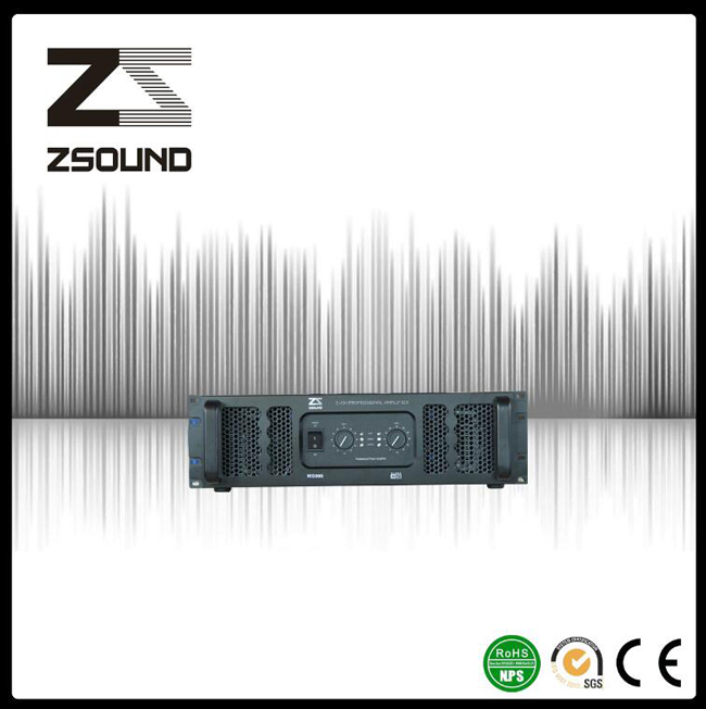 Zsound Ms 600W Touring Performance Sound System Transformer Power Amplifier