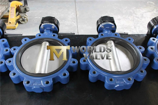 Worm Geare Resilient Seat Lug Butterfly Valve (D7L1X-10/16)