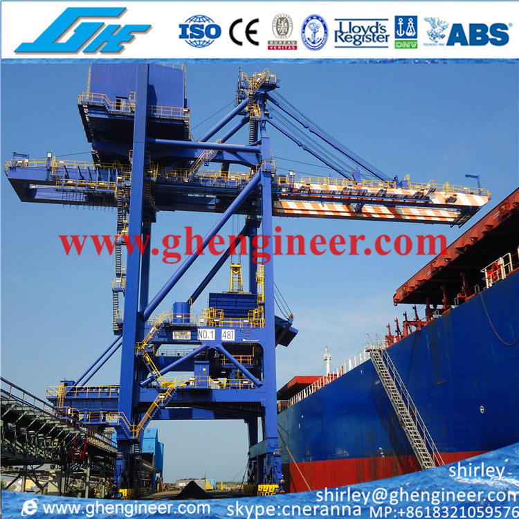 2000tph Grab Ship Unloader for Unloading 200000dwt Vessel