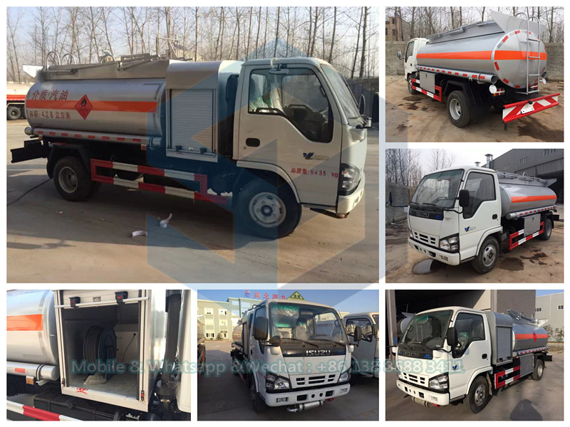 6000L Isuzu 600p 120HP Gasoline Bowser