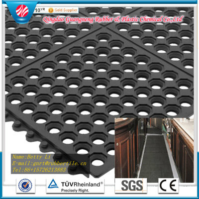 Colorful Rubber Mat Hole Rubber Mat Anti-Slip Kitchen Mats Acid Resistant Rubber Mat