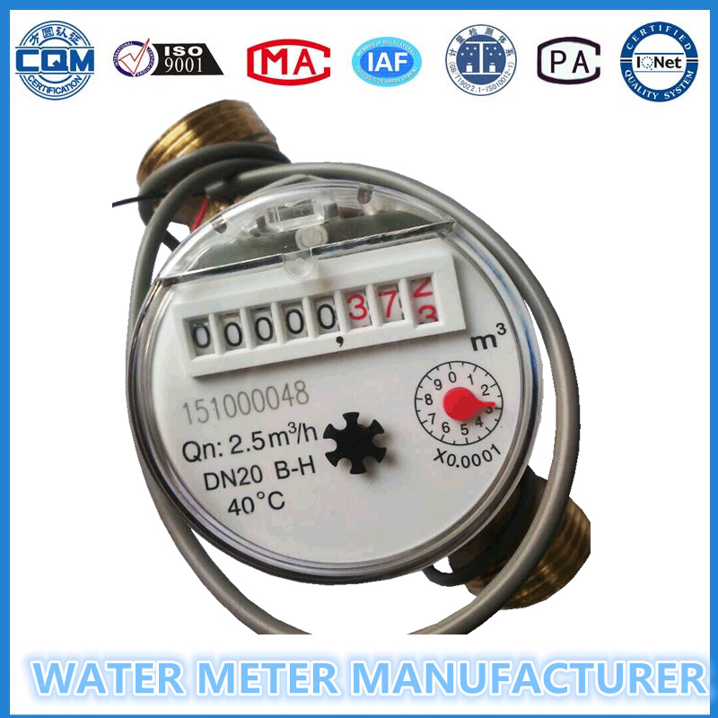 Lxsg-15-25 Single Jet Dry Dial Pulse Water Meter
