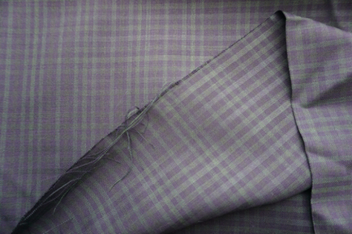 Check Wool Fabric for Suit