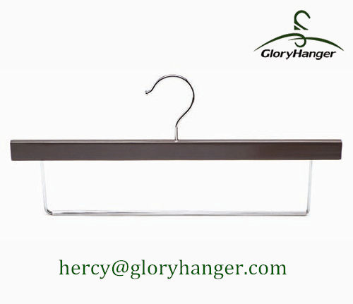 High Quality Wood Trousers Hanger, Bottom Hanger for Pant Display