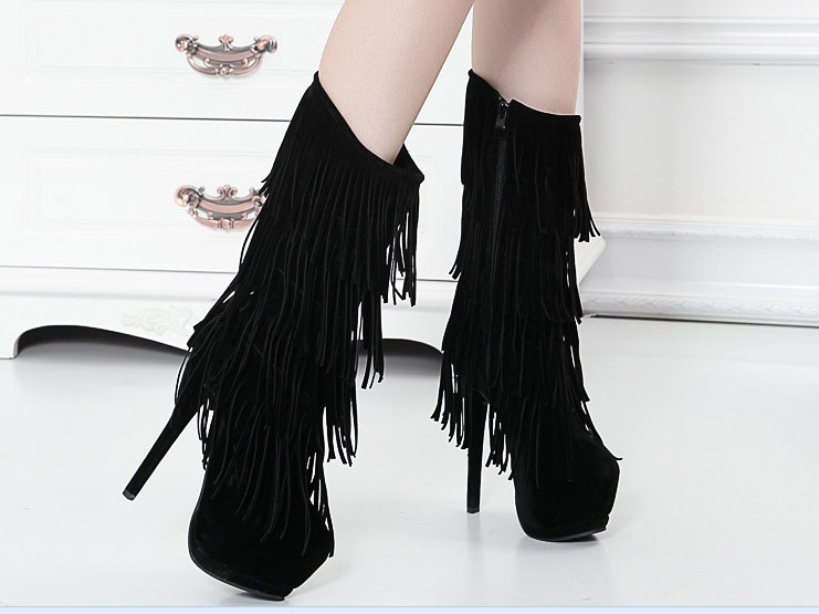 New Style Fashion Ladies Over-Knee High Heel Boots (Y 25)