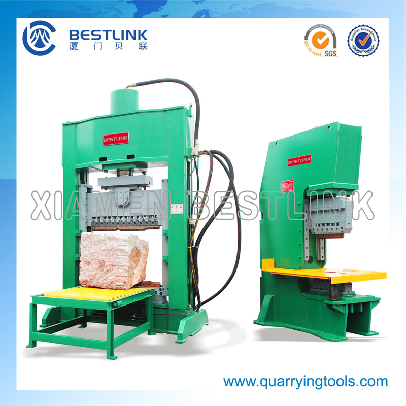 CE Certificate 70tons Open Frame Hydraulic Natural Stone Splitting Machine