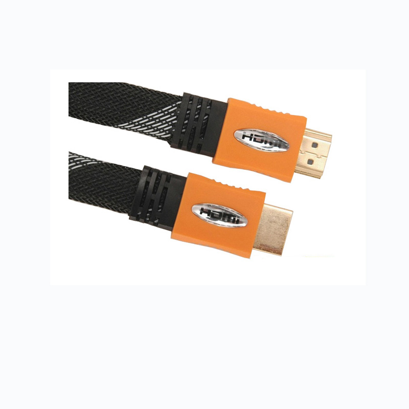 High Quality 2.0V Am/Am Flat Nylon HDMI Cable for HDTV