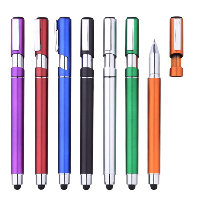 Multifunction Stylus Ballpoint Screen Touch Pen with Phone Holder, Screen Cleaning