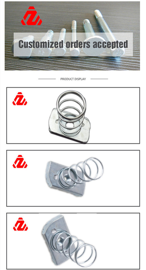 Custom 304 Stainless Steel Spring Nut