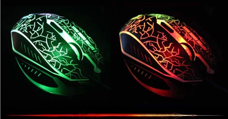 Wired Gaming Mouse, LED Light