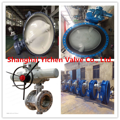 Pneumatic Flanged PFA Lined Butterfly Valve (D641F46)