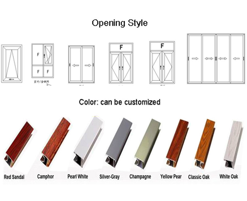 Aluminium Sound Proof and Weather Proof Replacement Hinged Door (FT-D70)