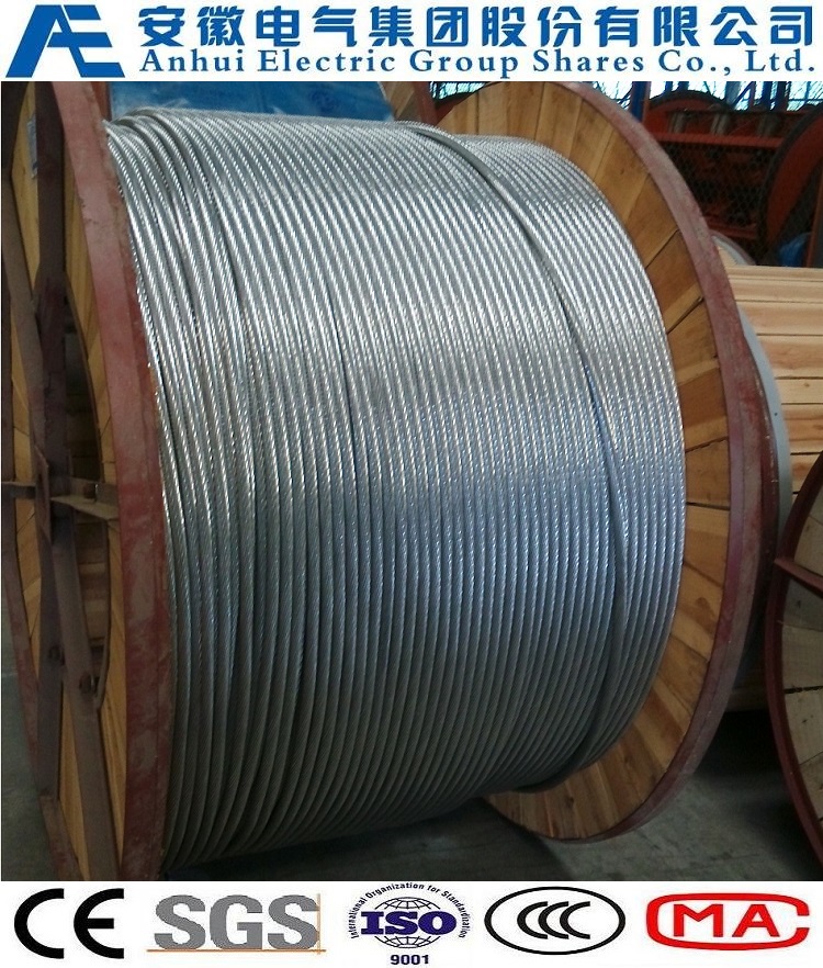 7no. 7AWG, Concentric-Lay-Stranded Aluminum-Clad Steel Conductors, as Wire