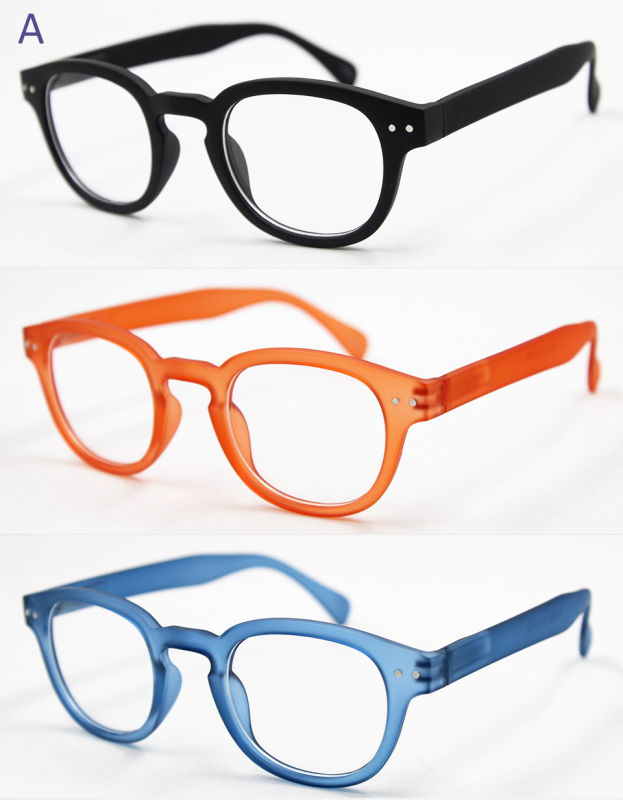Hot Selling Plastic Rubber Finished Reading Glasses (WRP604569)